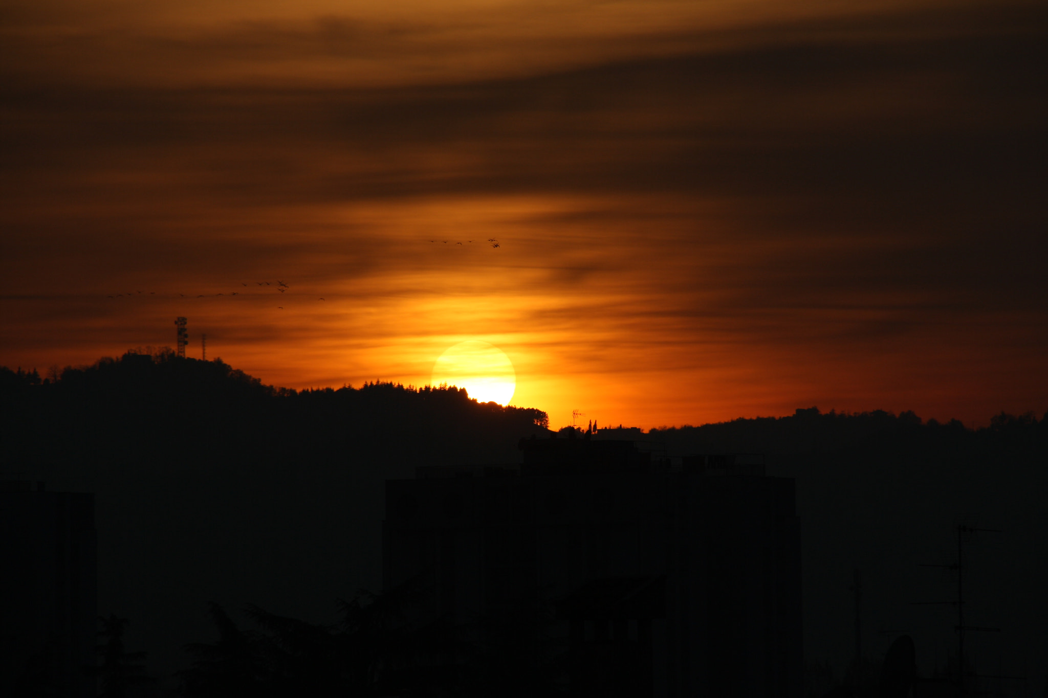 Canon EOS 1000D (EOS Digital Rebel XS / EOS Kiss F) sample photo. Sunset in italy (2) photography