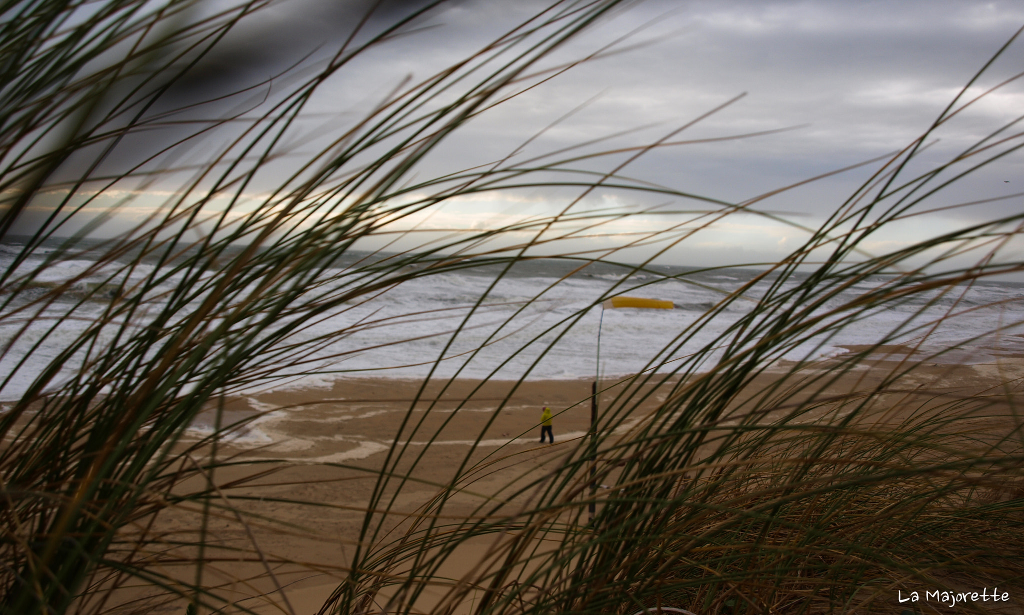 Olympus E-450 (EVOLT E-450) + OLYMPUS 14-42mm Lens sample photo. Storm on coast photography