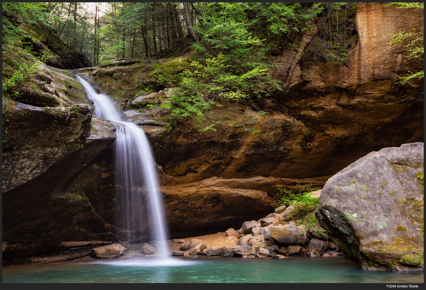 Sony FE 24-70mm F2.8 GM sample photo. Lower falls, hocking hills photography