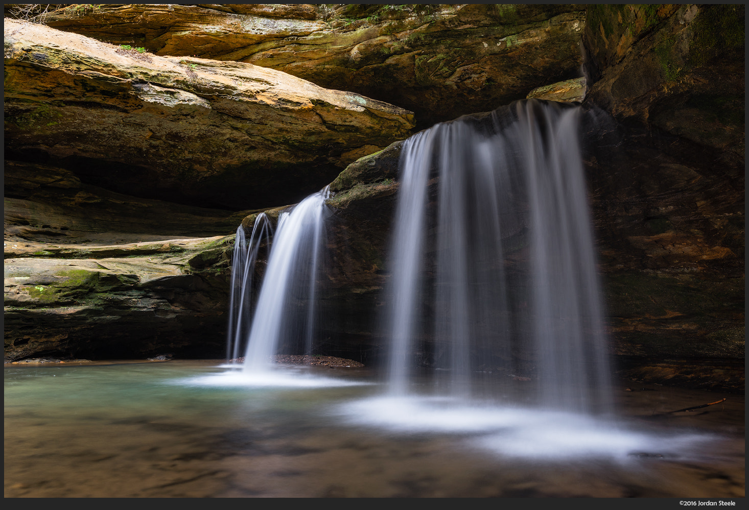 Sony FE 24-70mm F2.8 GM sample photo. Middle falls, hocking hills photography