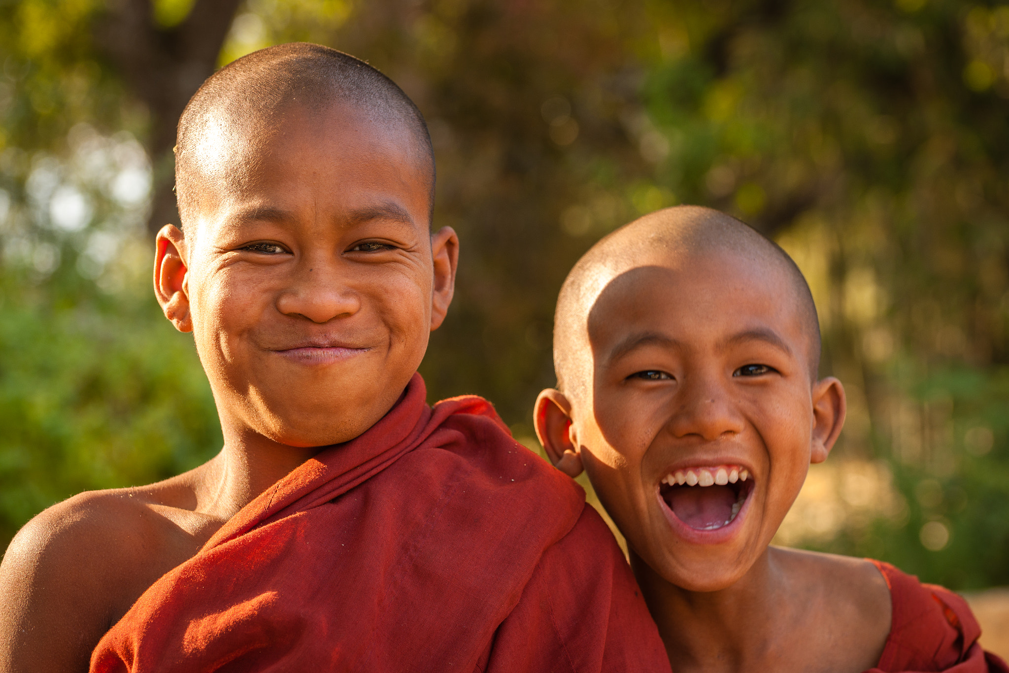 Nikon D3X sample photo. Young novices in myanmar photography