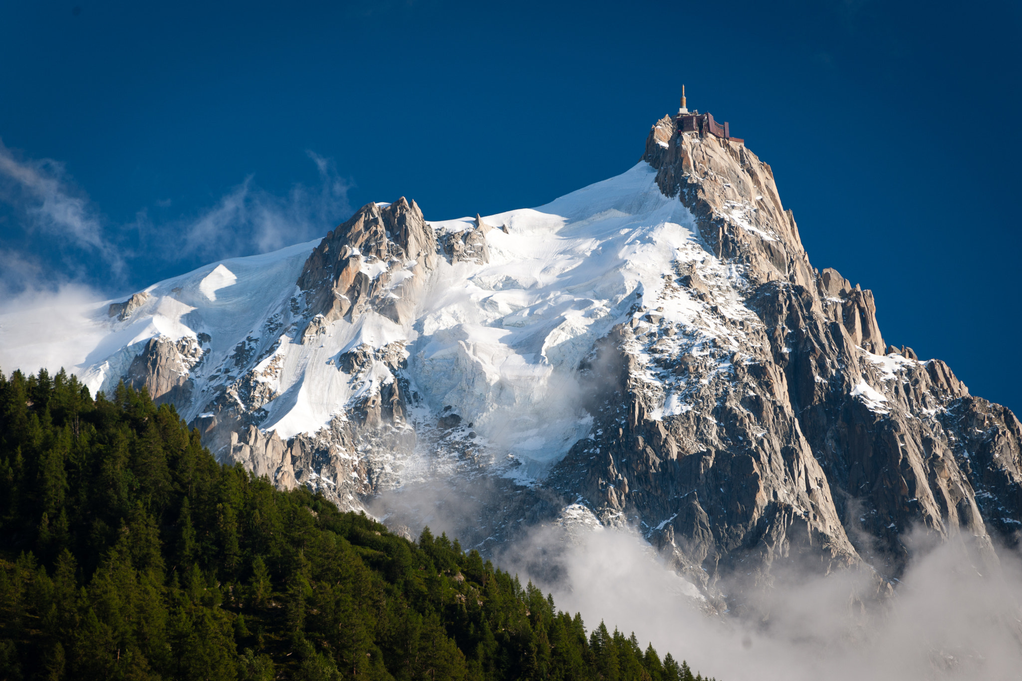 Nikon D3X sample photo. Aiguille du midi, chamonix, france photography