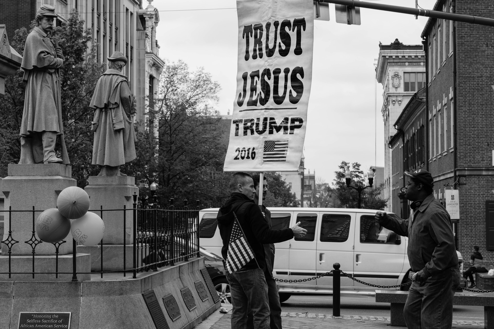 Sigma 50mm F1.4 EX DG HSM sample photo. Jesus trump 2016 photography
