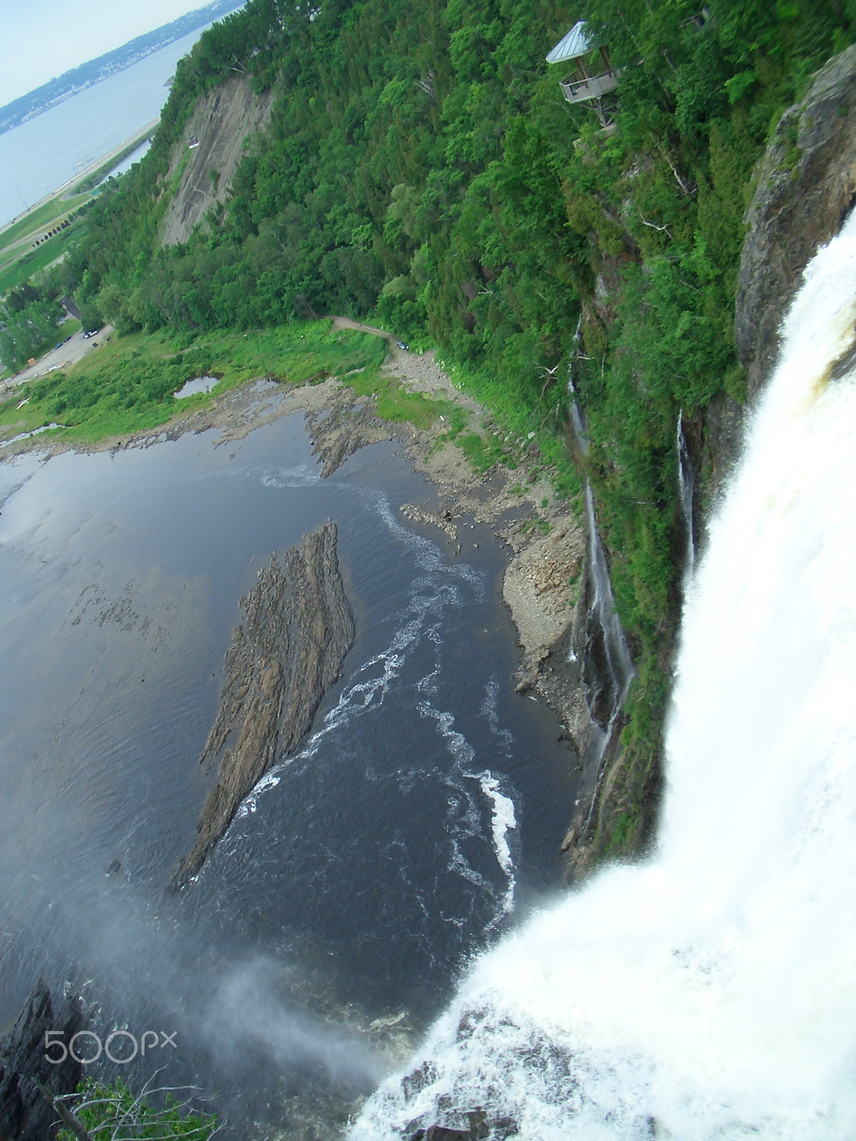 CASIO EX-Z30 sample photo. Chutes de montmorency photography