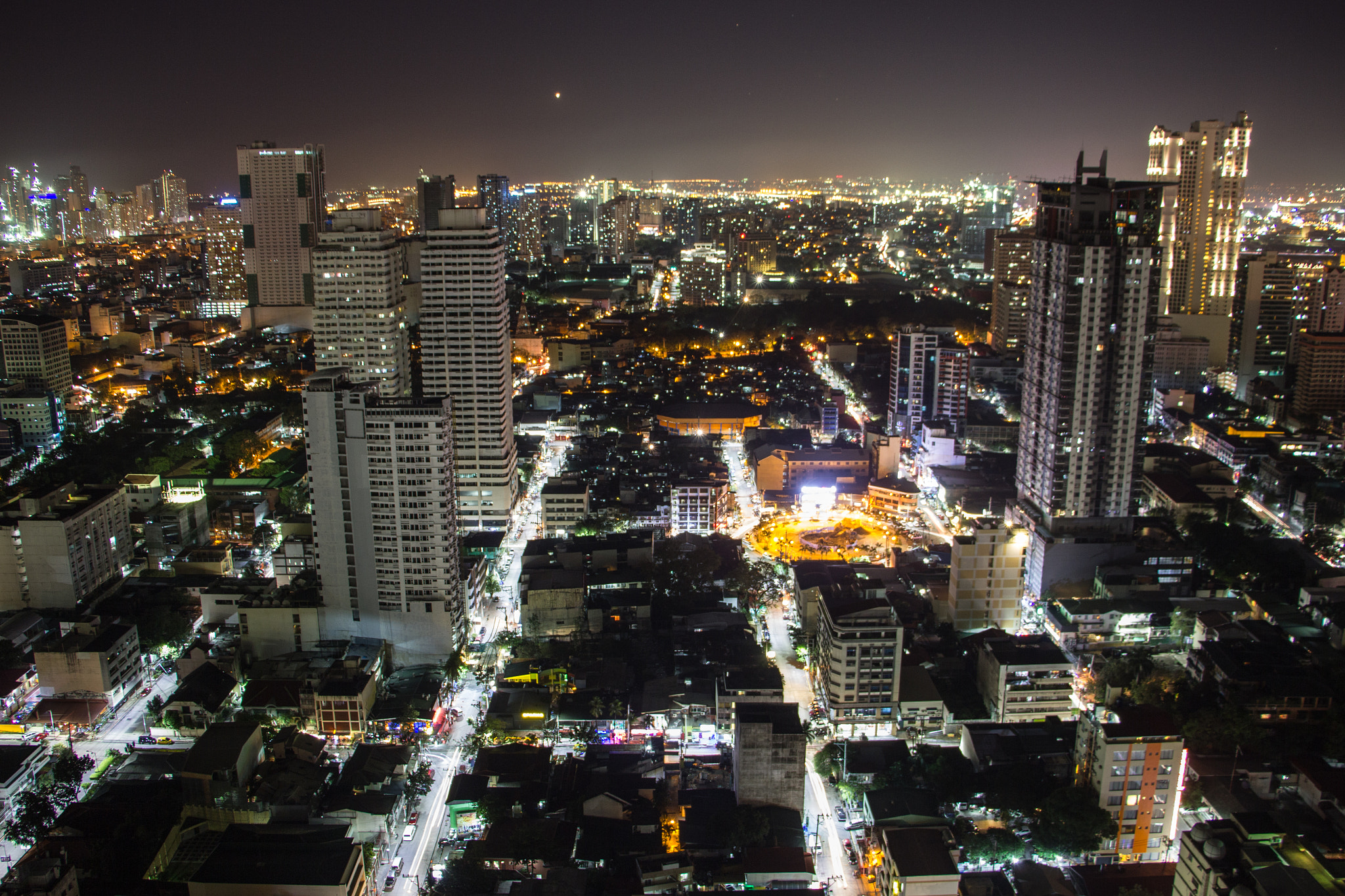 Canon EF-S 18-135mm F3.5-5.6 IS STM sample photo. Manila from above photography