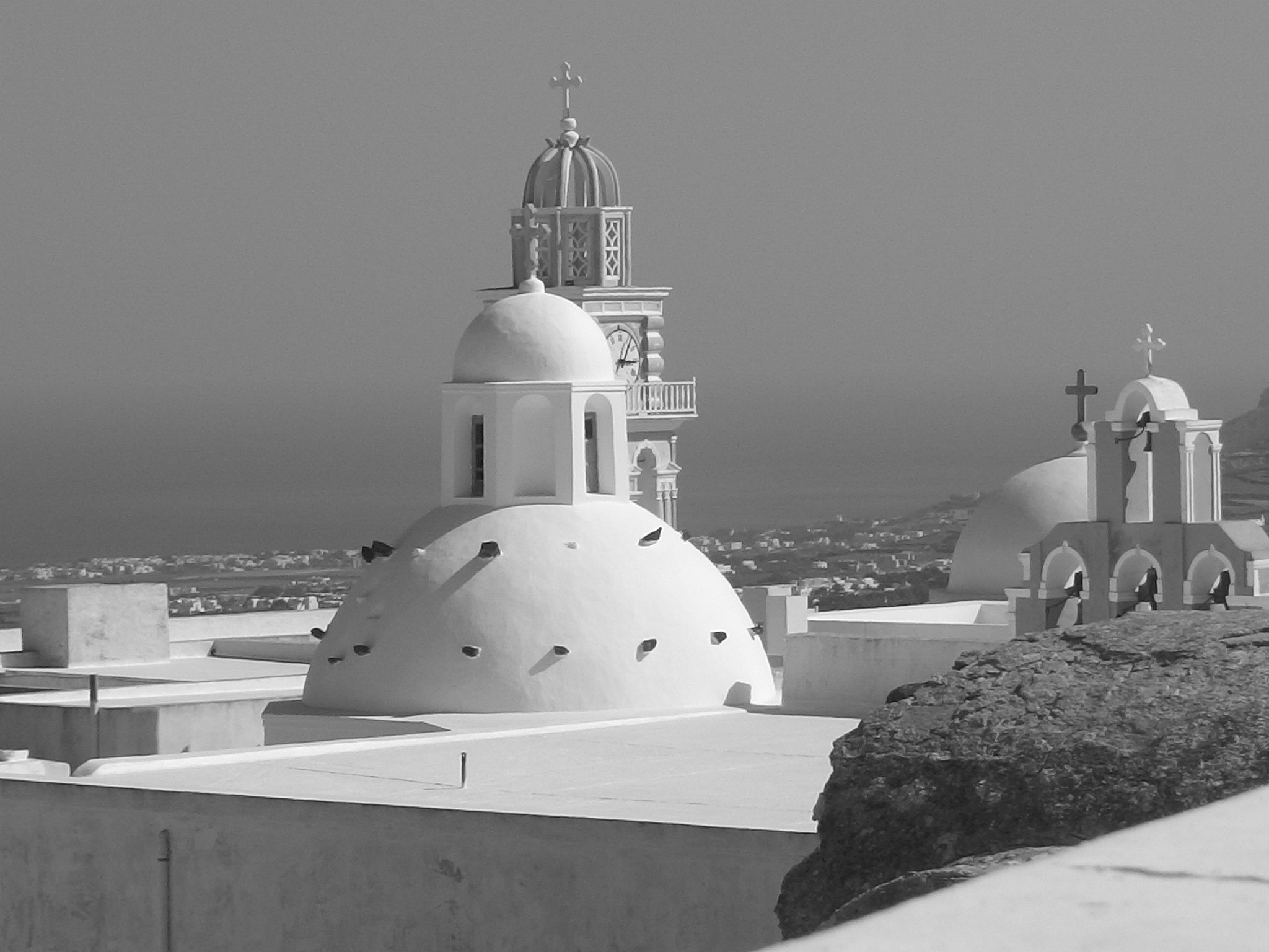 CASIO QV-R51 sample photo. Santorini photography