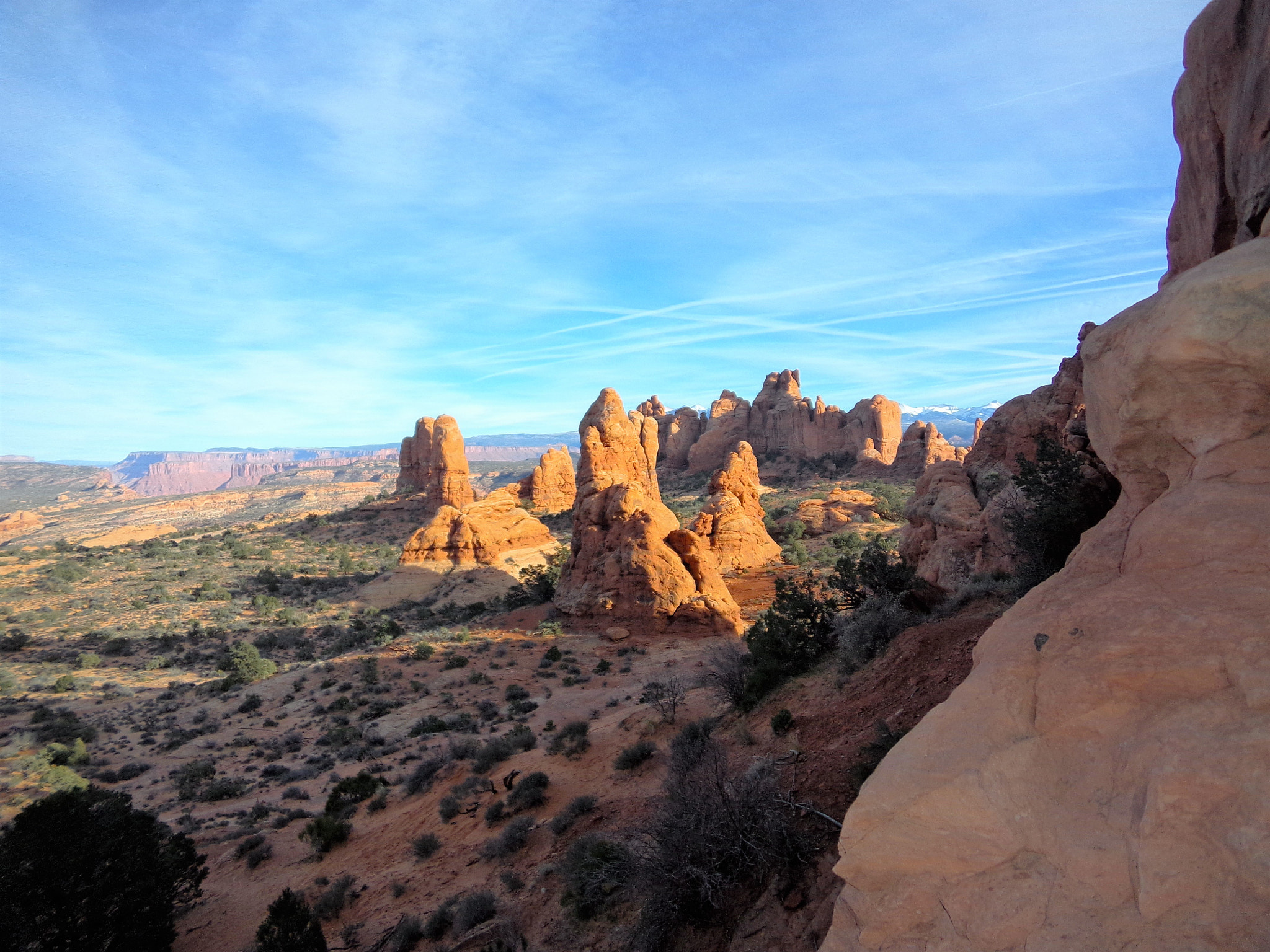 Olympus VH520 sample photo. Arches national park photography