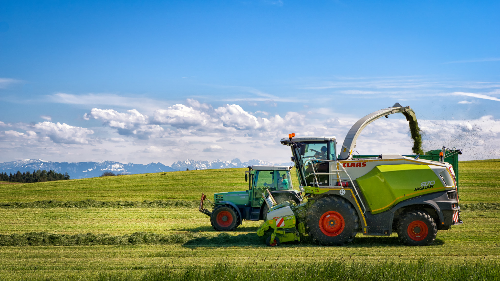 Sony ILCA-77M2 + Tamron SP 24-70mm F2.8 Di VC USD sample photo. Harvesting the first hay of the season photography