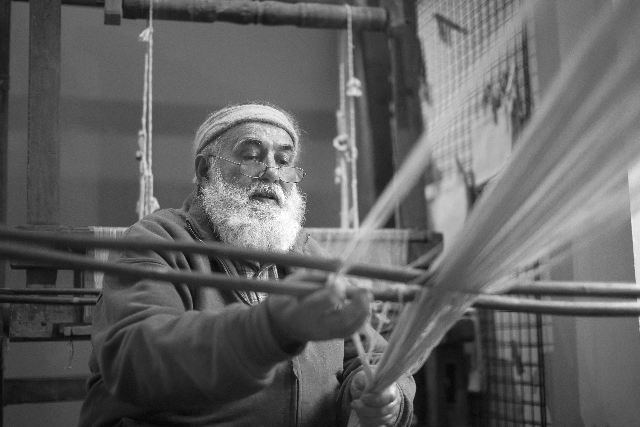 Sigma 50mm F1.4 EX DG HSM sample photo. Hand weaving photography