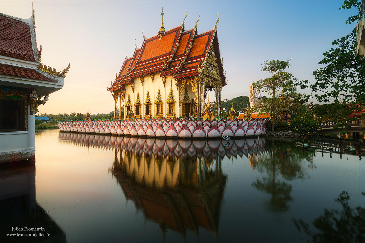 16-35mm F4 G SSM OSS sample photo. Wat plai laem, koh samui, thailand, asia photography