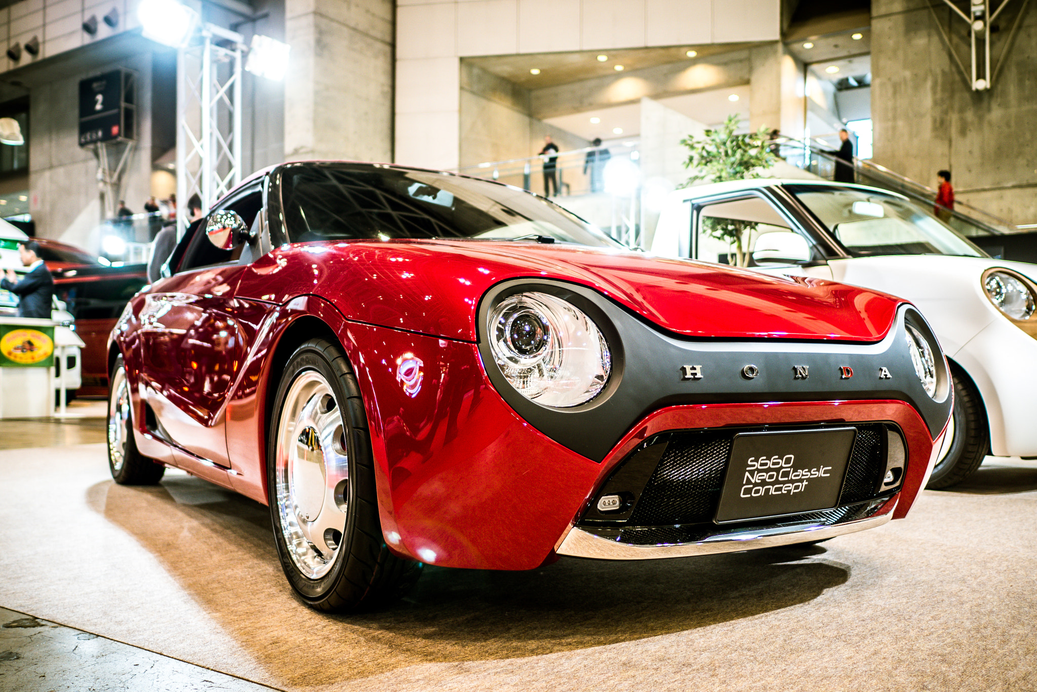 Olympus OM-D E-M5 II + LEICA DG SUMMILUX 15/F1.7 sample photo. Honda s660 neo classic concept car. photography