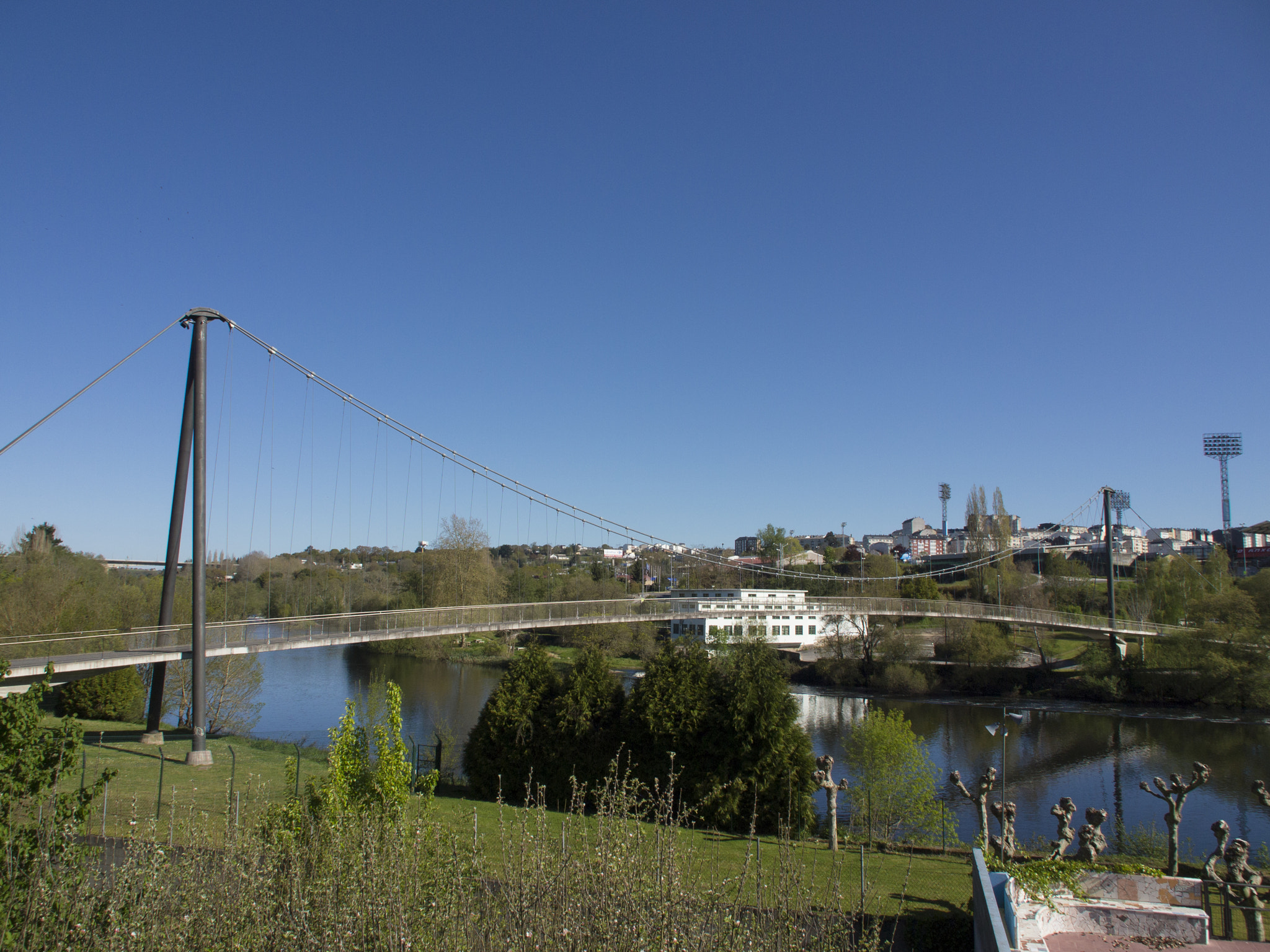 Olympus PEN E-PL3 sample photo. Puente rio miño lugo photography