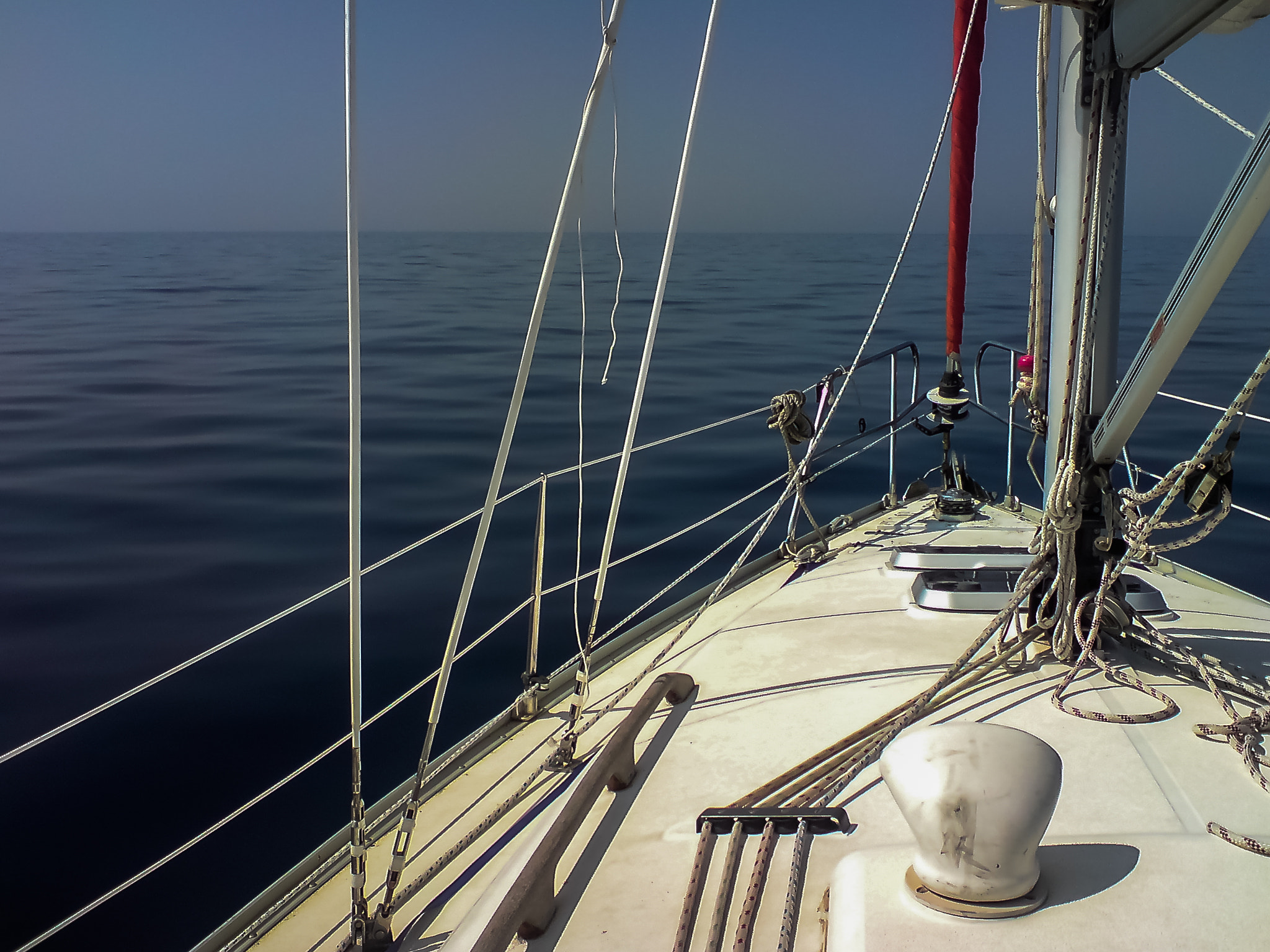 Sony Ericsson K850i sample photo. Sailing sivota to anti paxos photography