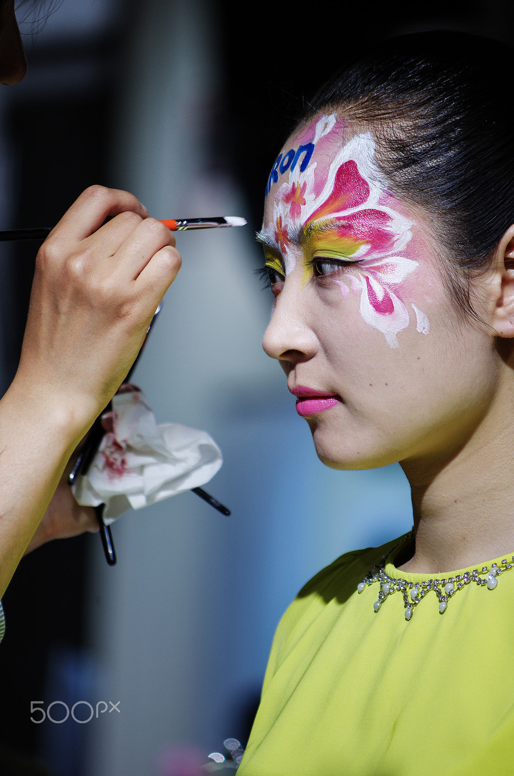 Pentax K-30 + Pentax smc DA 50-200mm F4-5.6 ED sample photo. Face painting photography