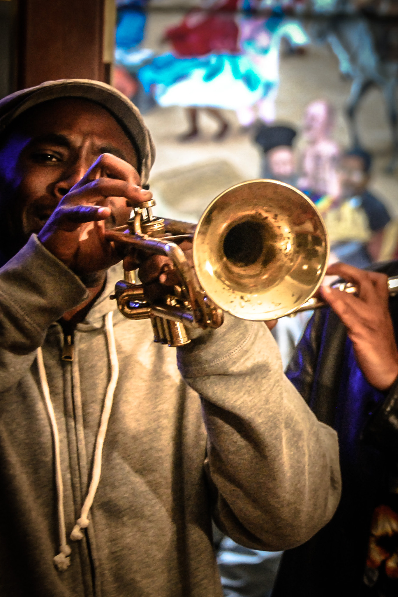 Nikon D40X sample photo. Trumpet player photography