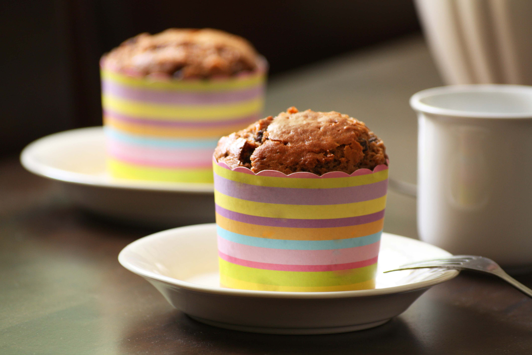 Sigma 70-300mm F4-5.6 APO DG Macro sample photo. Homemade chocolate nutella muffins photography