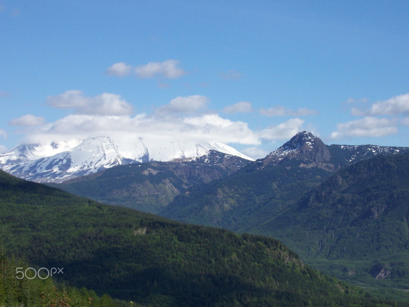 Kodak CX7430 ZOOM DIGITAL CAMERA sample photo. Mt st helens photography