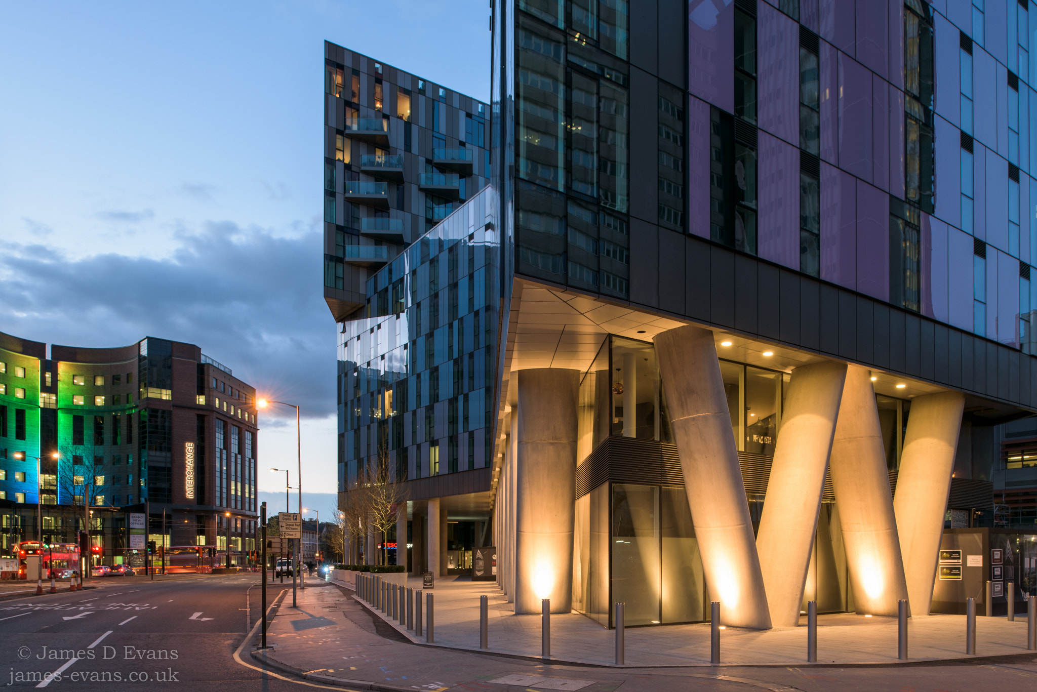 Nikon D750 + Nikon PC-E Nikkor 24mm F3.5D ED Tilt-Shift sample photo. Saffron square - croydon photography