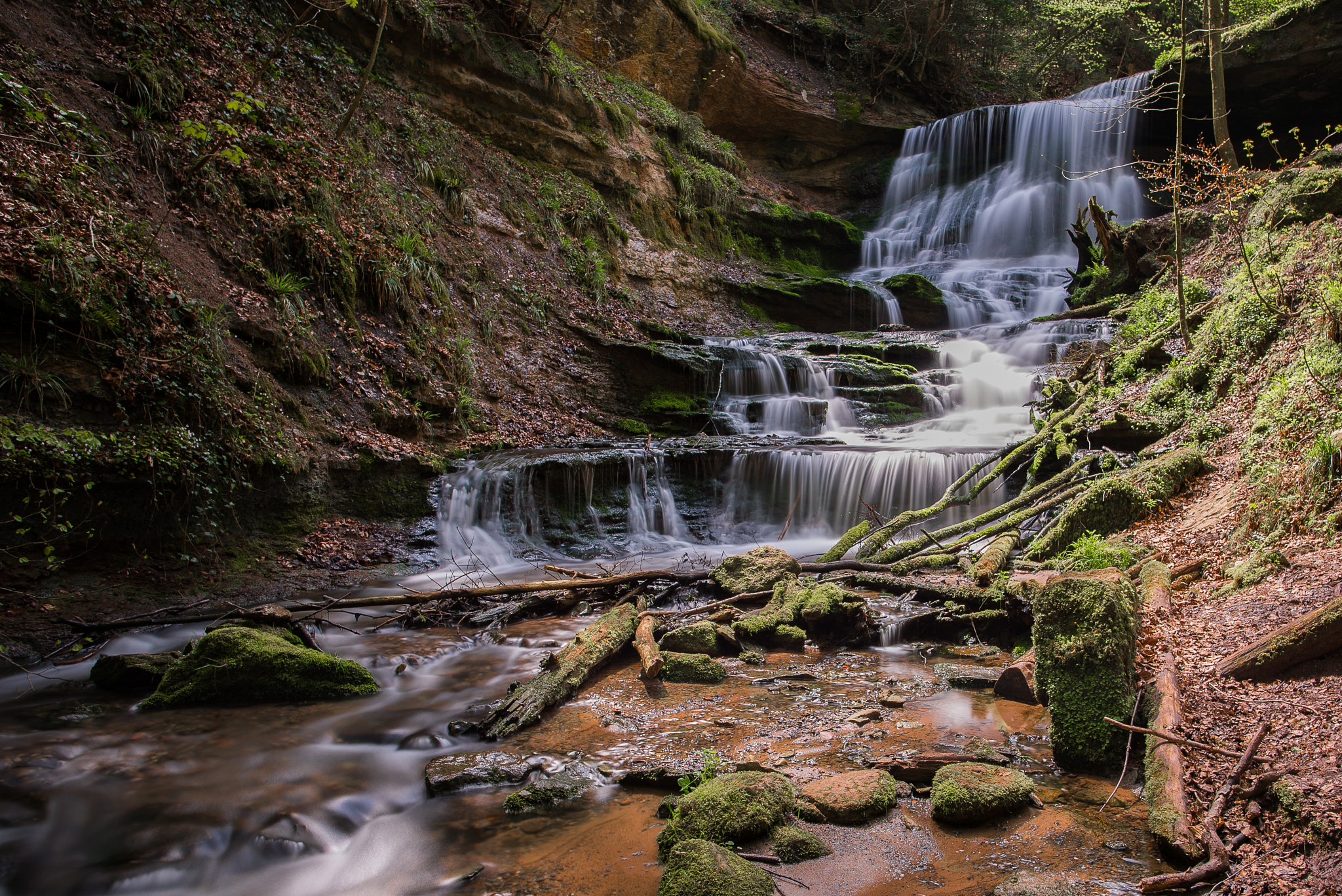 Nikon Df + Nikon AF-S Nikkor 20mm F1.8G ED sample photo. Waterfall photography