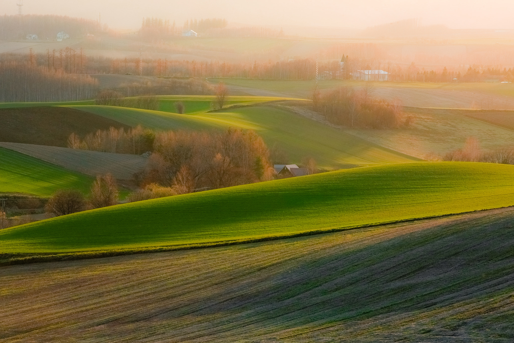 Sigma 70-200mm F2.8 EX DG OS HSM sample photo. Sunset of the hill photography