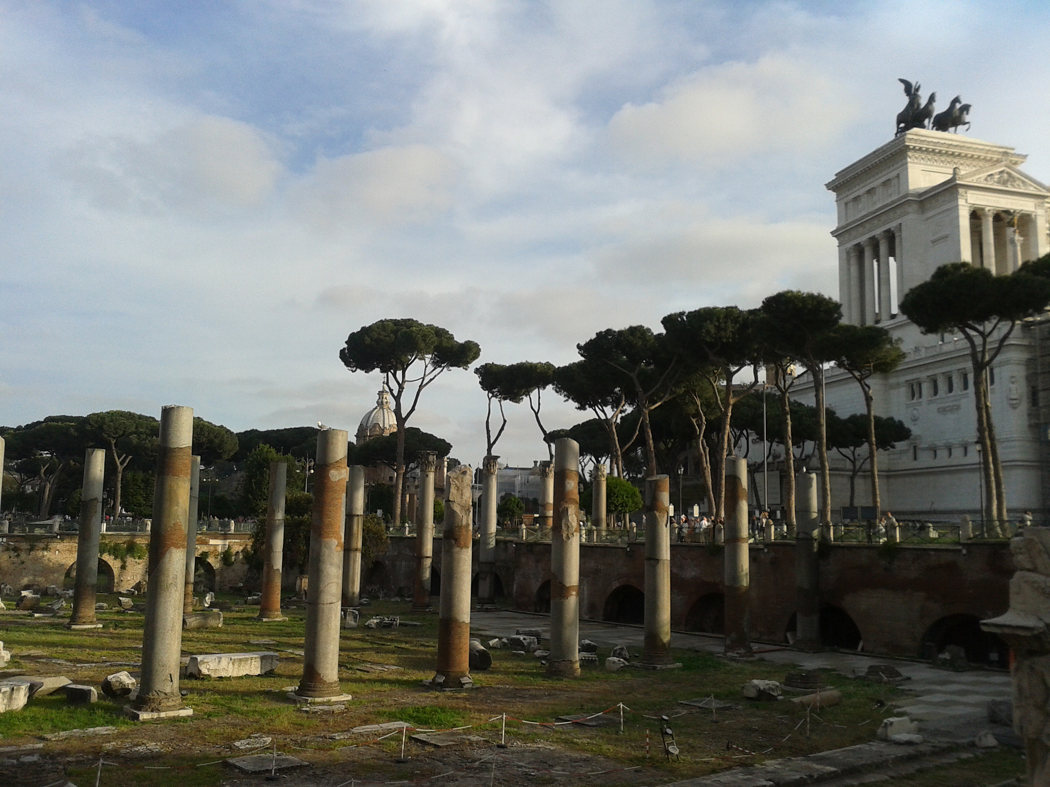 Samsung Galaxy S Advance sample photo. Old ruins from rome, italy photography