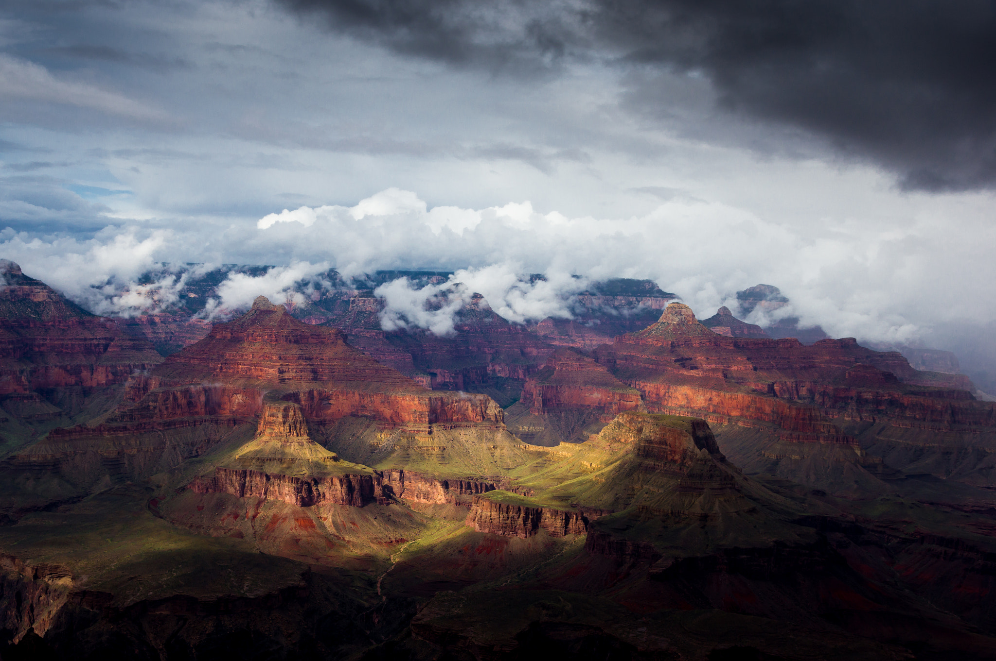 Sigma 17-70mm F2.8-4 DC Macro HSM sample photo. Grand canyon after heavy rain photography