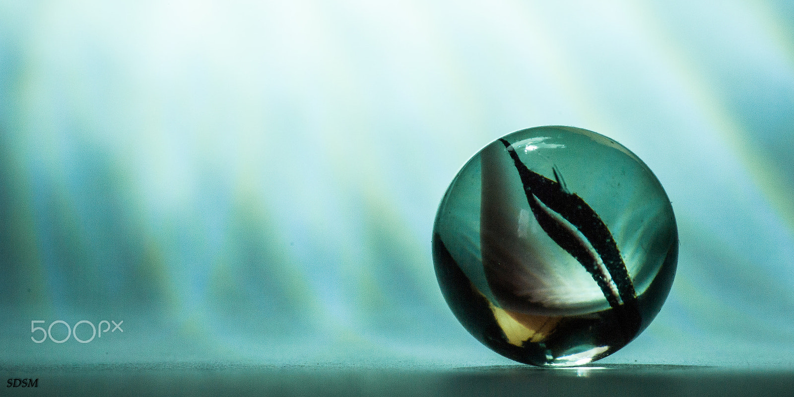 Pentax smc D-FA 100mm F2.8 macro sample photo. Abstract landscape with a marble photography