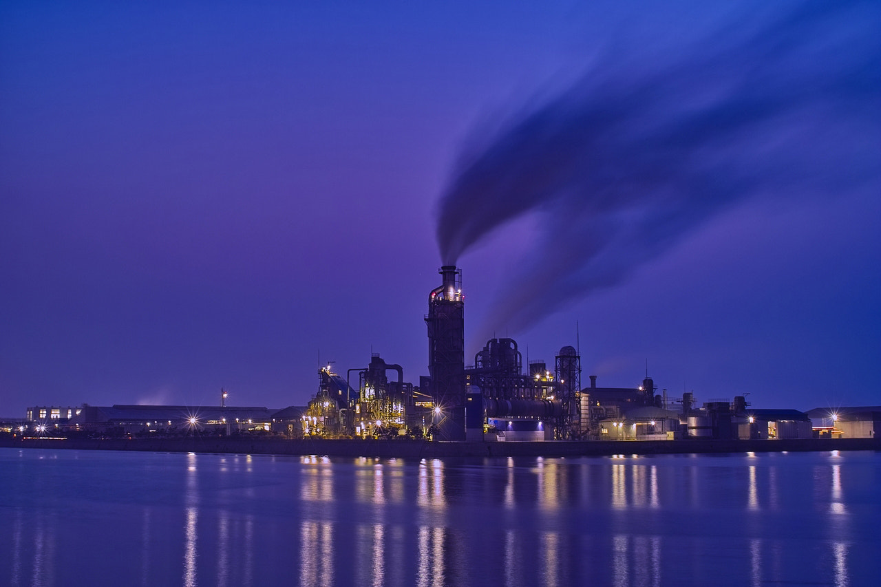 Sigma SD14 sample photo. Night harbor photography
