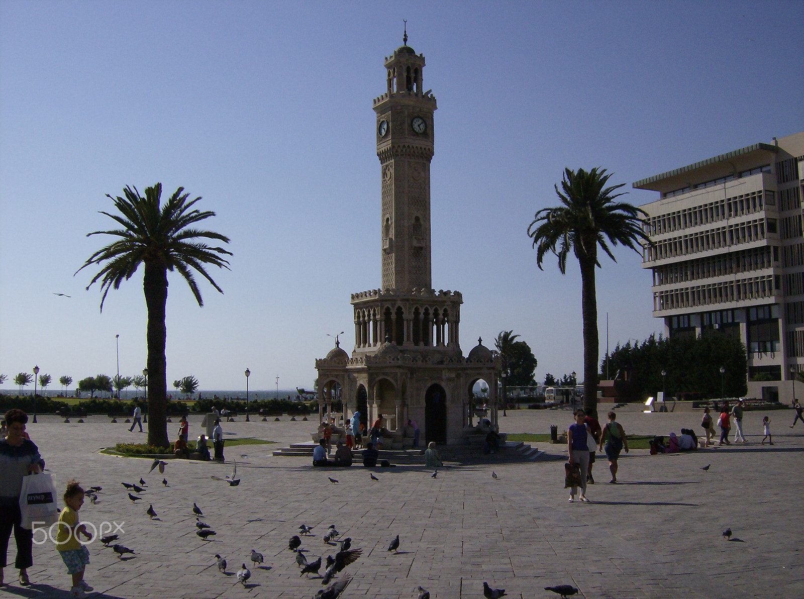 HP Photosmart M425 sample photo. Izmir,  konak,  saat kulesi photography