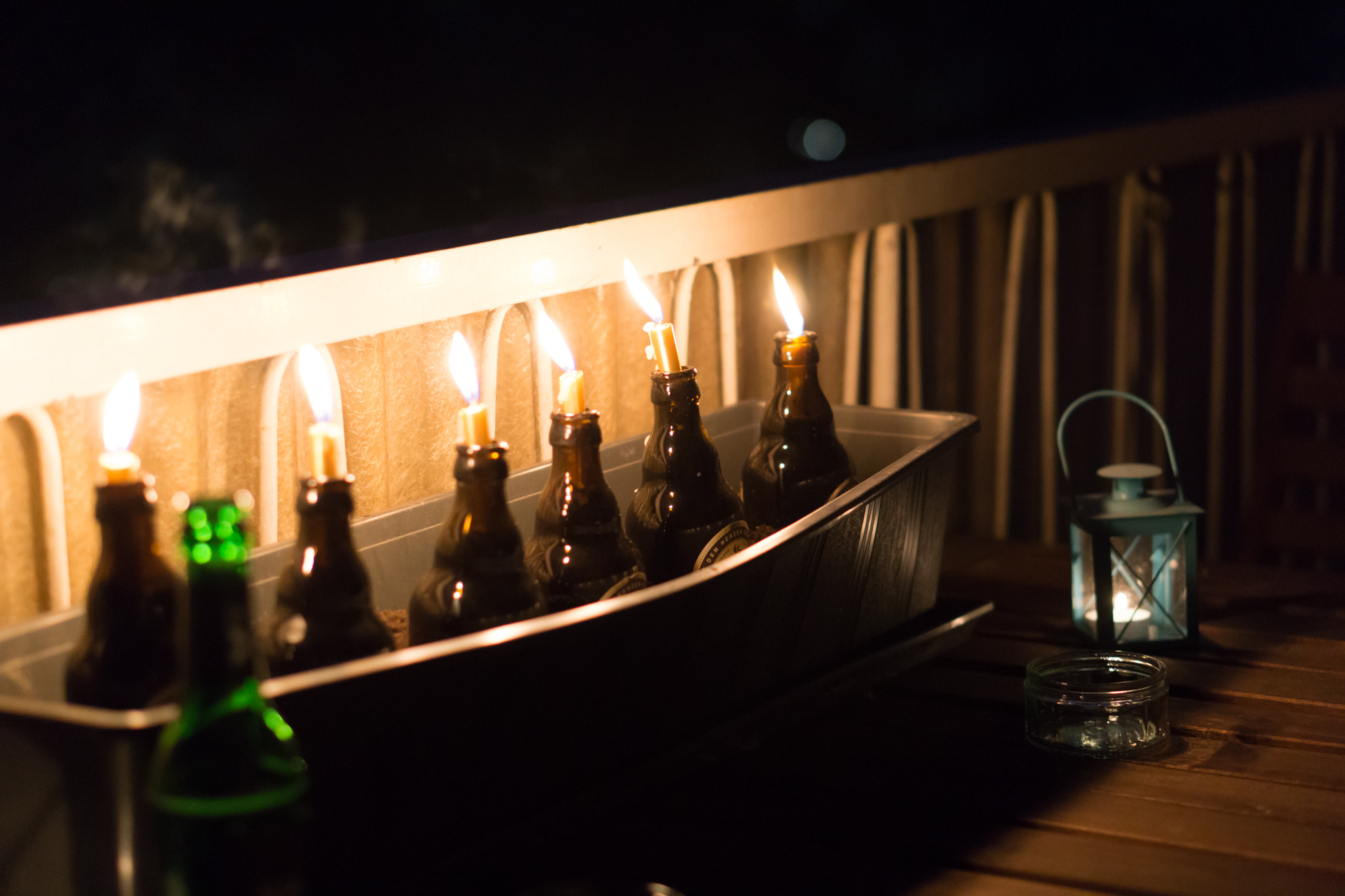 Sony a5100 + E 50mm F1.8 OSS sample photo. Beer candle photography