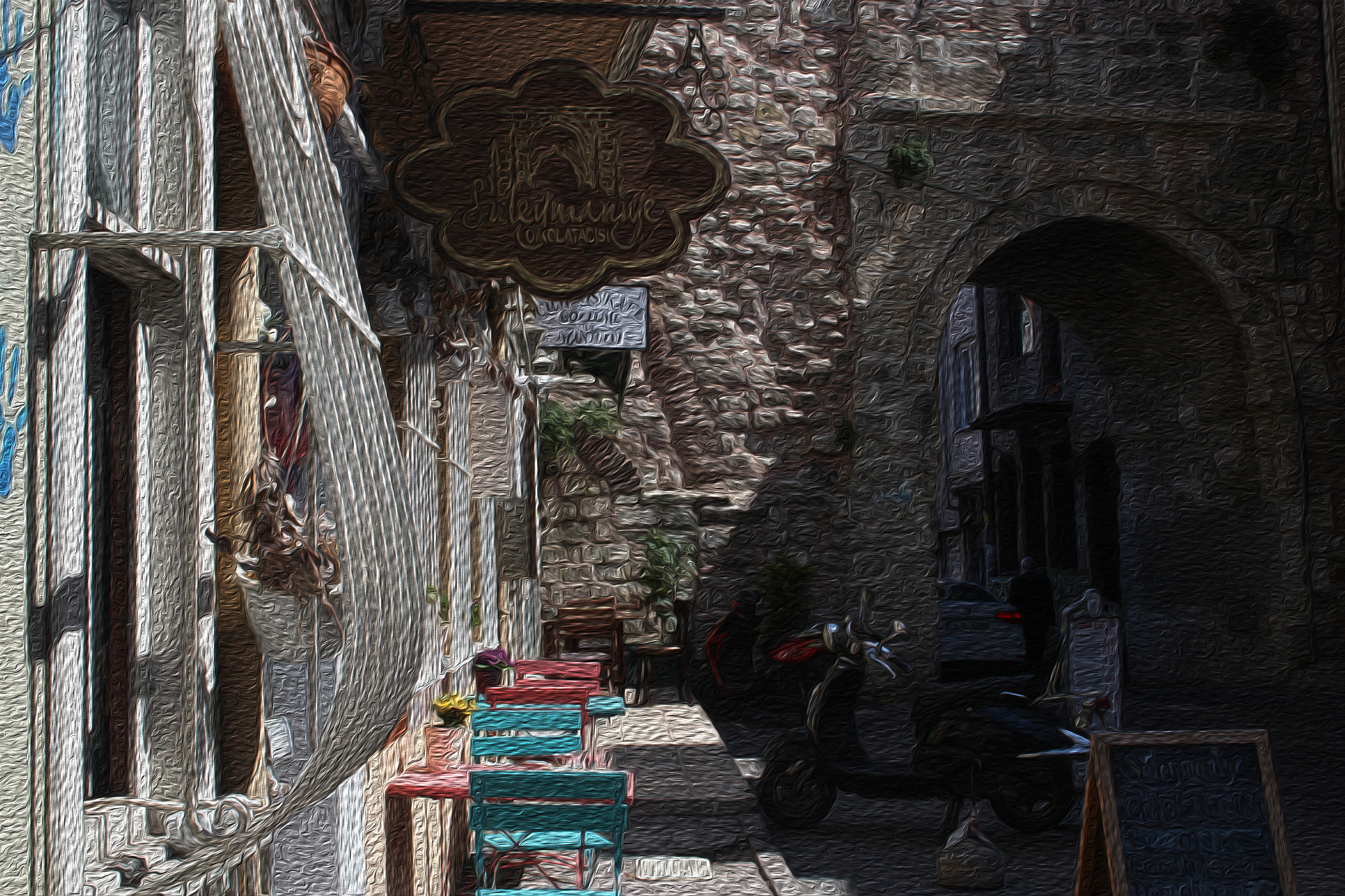 Canon EF-S 18-55mm F3.5-5.6 sample photo. Yağlı boya photography