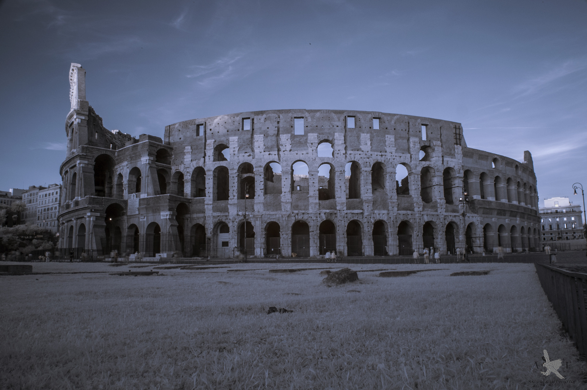 Nikon D70 sample photo. Ir colosseum photography