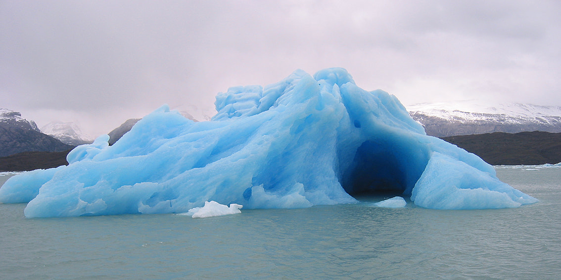 Canon POWERSHOT S40 sample photo. Lago argentino photography