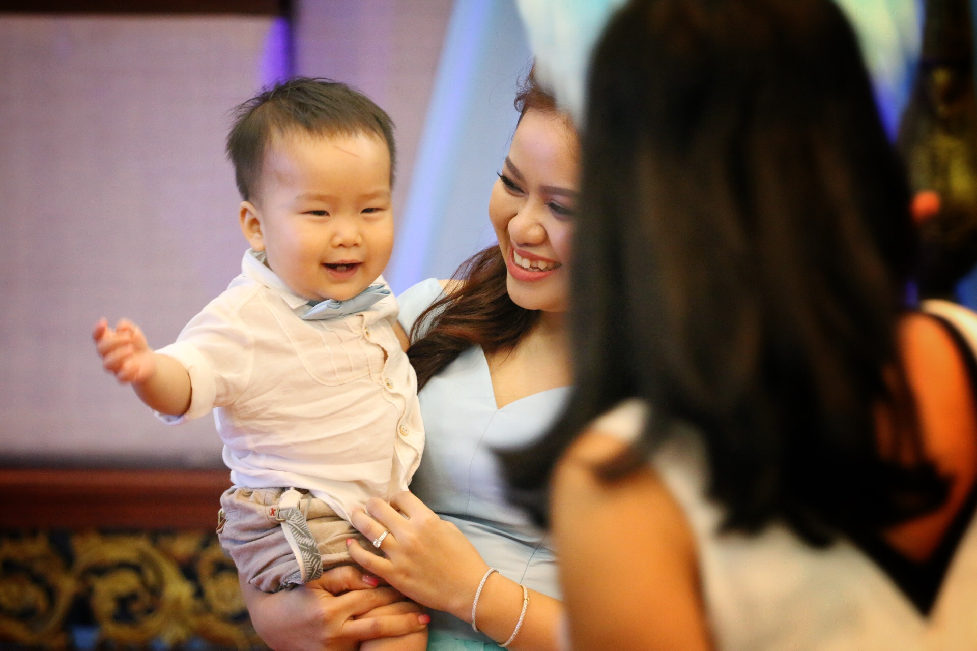 Canon EF 70-200mm F4L USM sample photo. Every parents are happy to see their children's smile and happiness :) photography