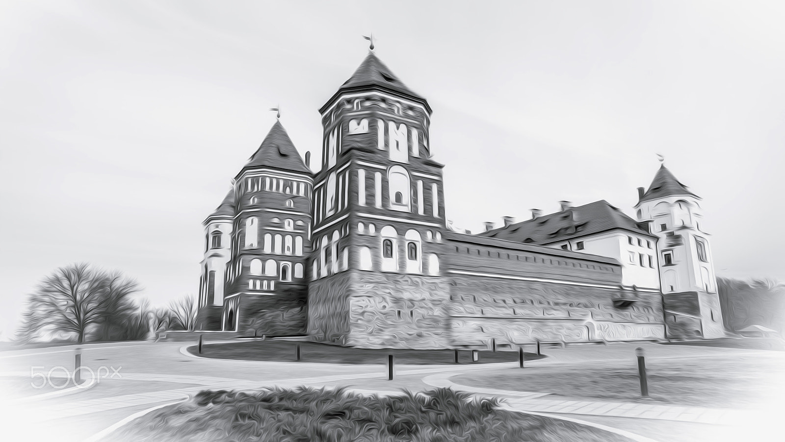 Nikon D4S sample photo. Mir castle photography