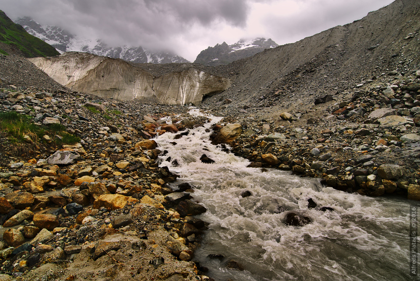 Nikon D80 sample photo. Shkhara-glacier photography