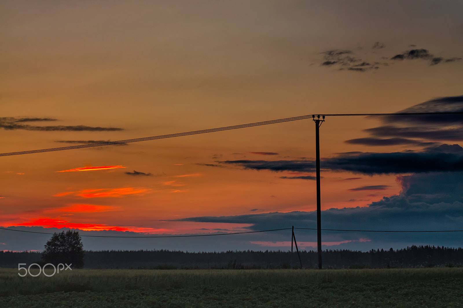 Canon EOS 50D + Canon EF 70-210mm f/4 sample photo. Sunset on a summer night photography