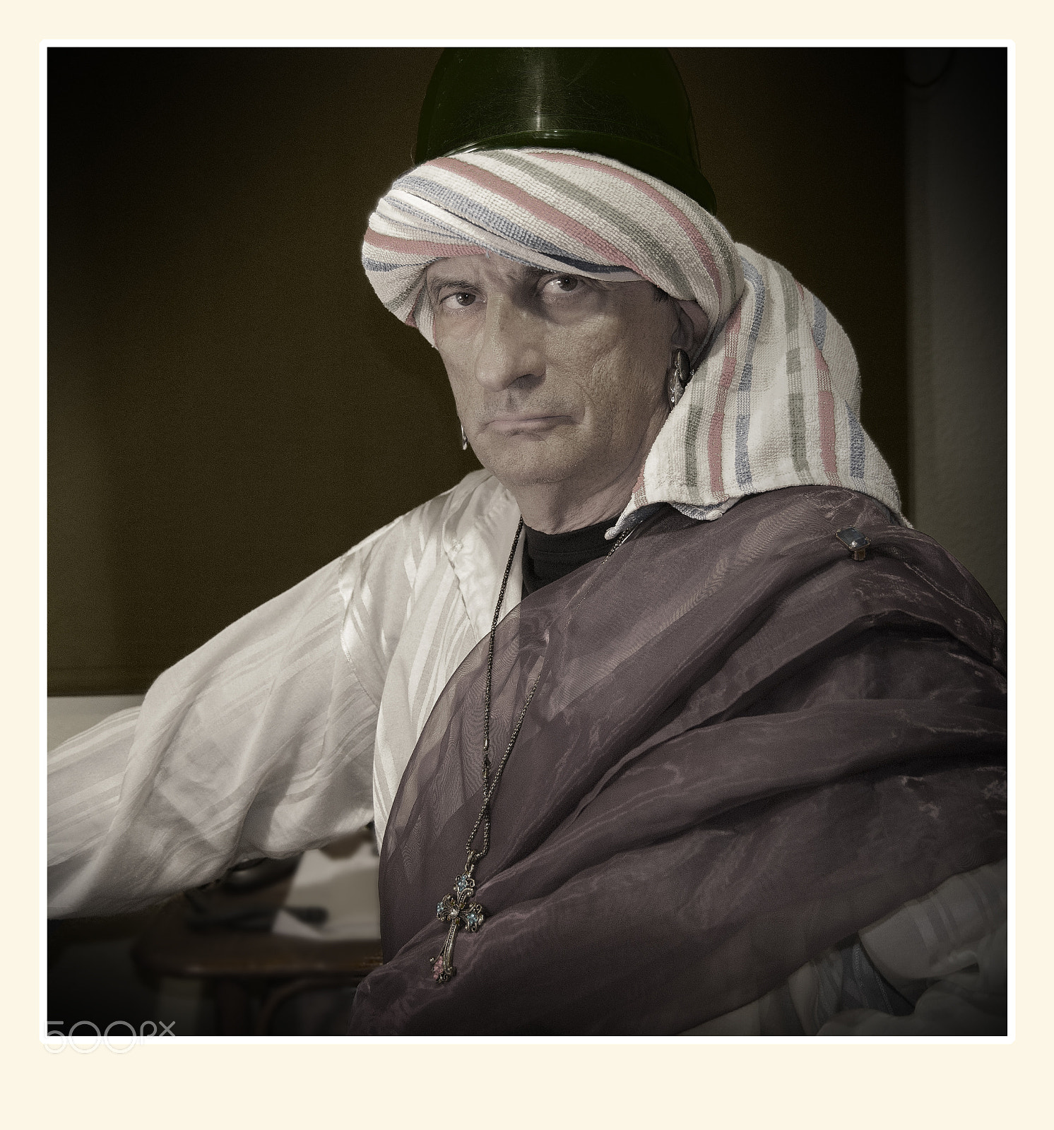 Nikon D80 sample photo. Autorretrato con toalla photography