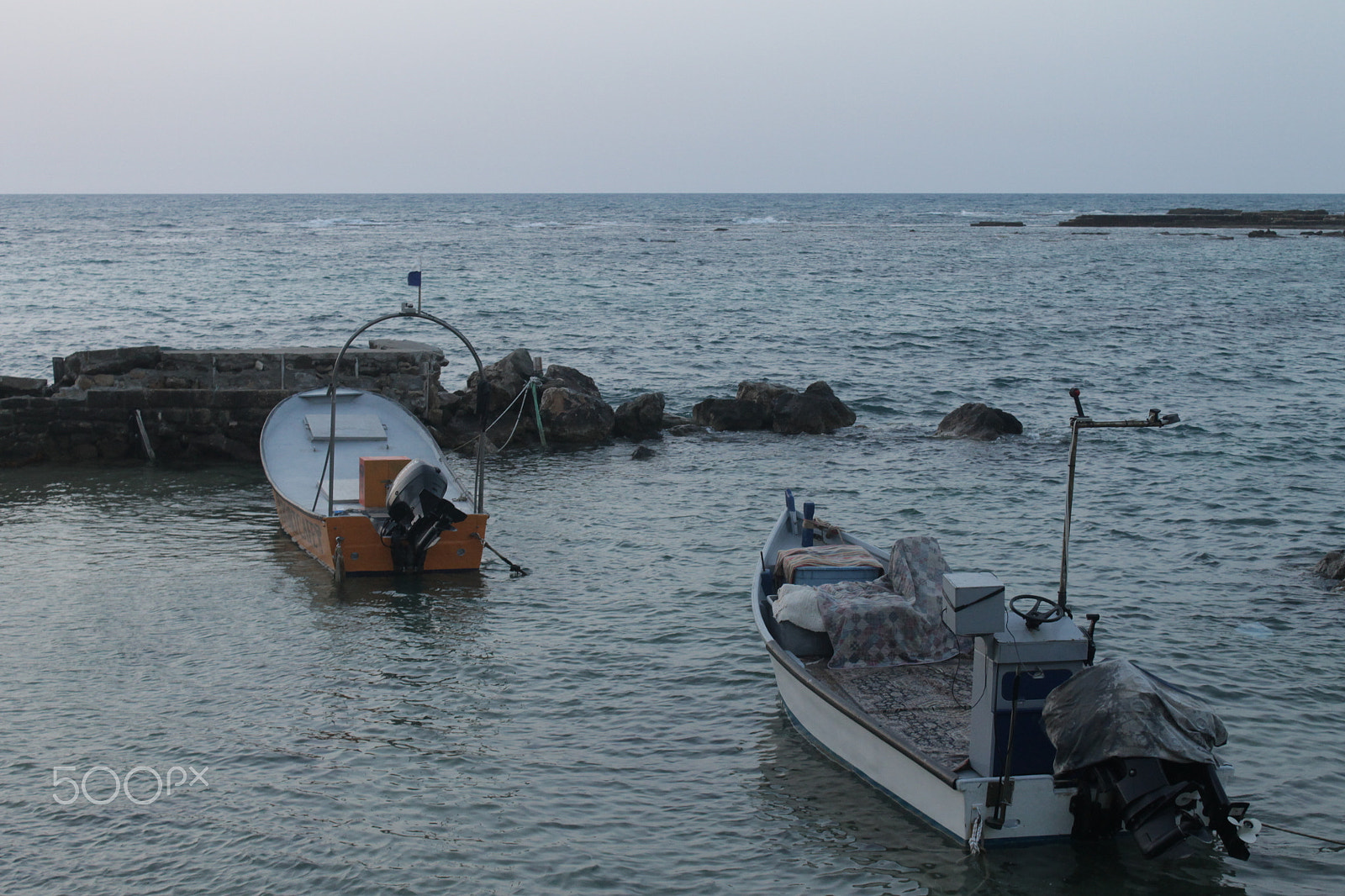 Canon EOS 1100D (EOS Rebel T3 / EOS Kiss X50) sample photo. Boats at caesarea beach photography