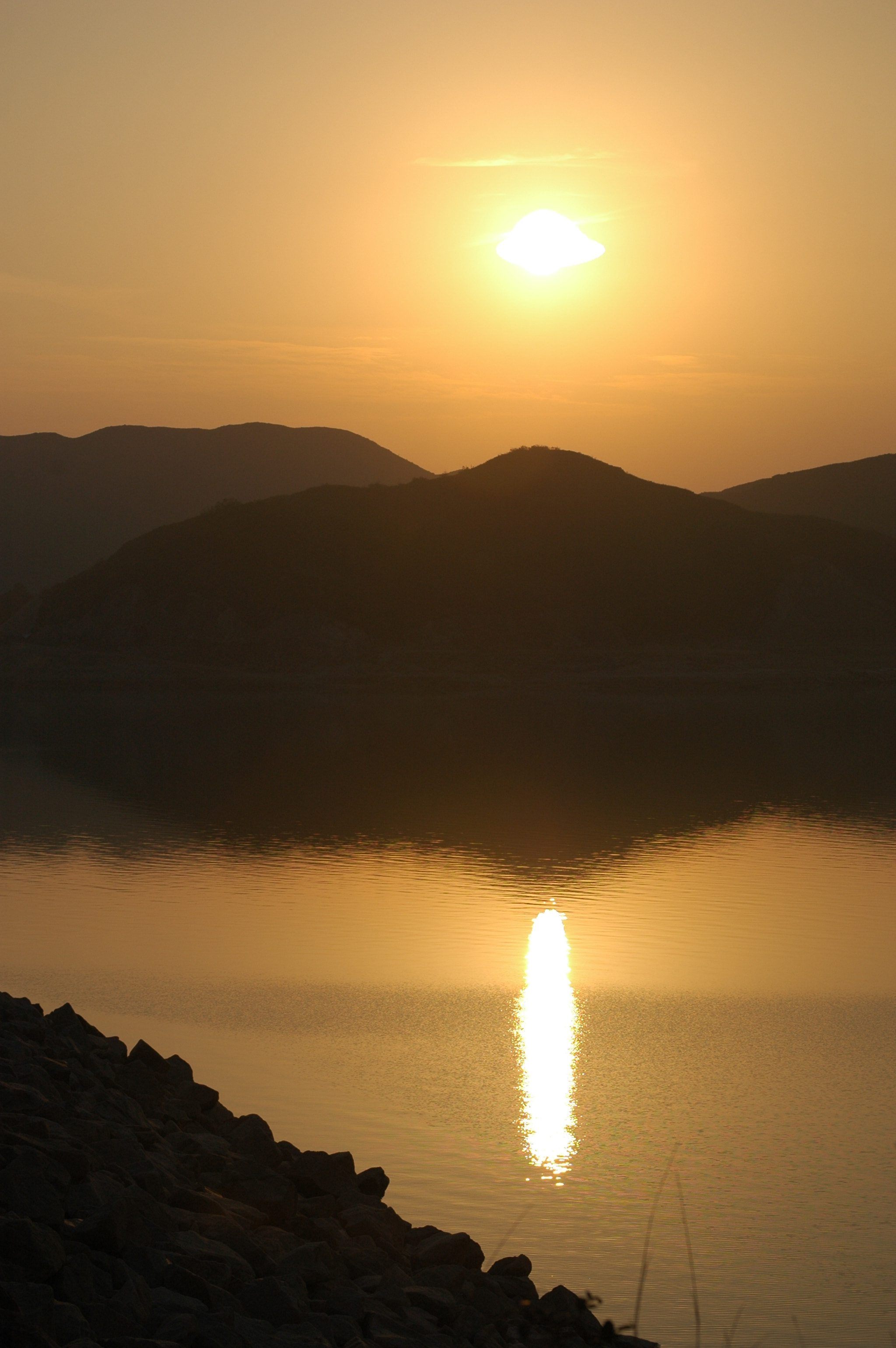Nikon D70s sample photo. Hk sunset photography