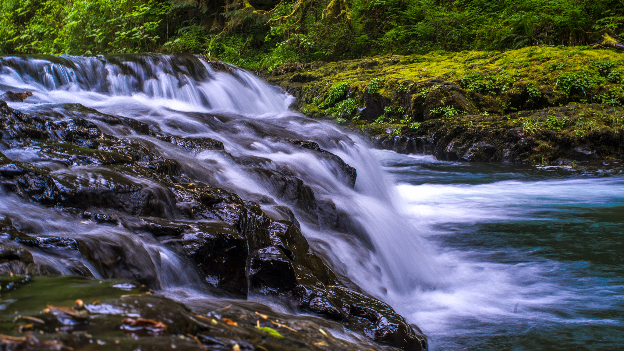 ZEISS Planar T* 50mm F1.4 sample photo. Silver falls water fall 1 photography