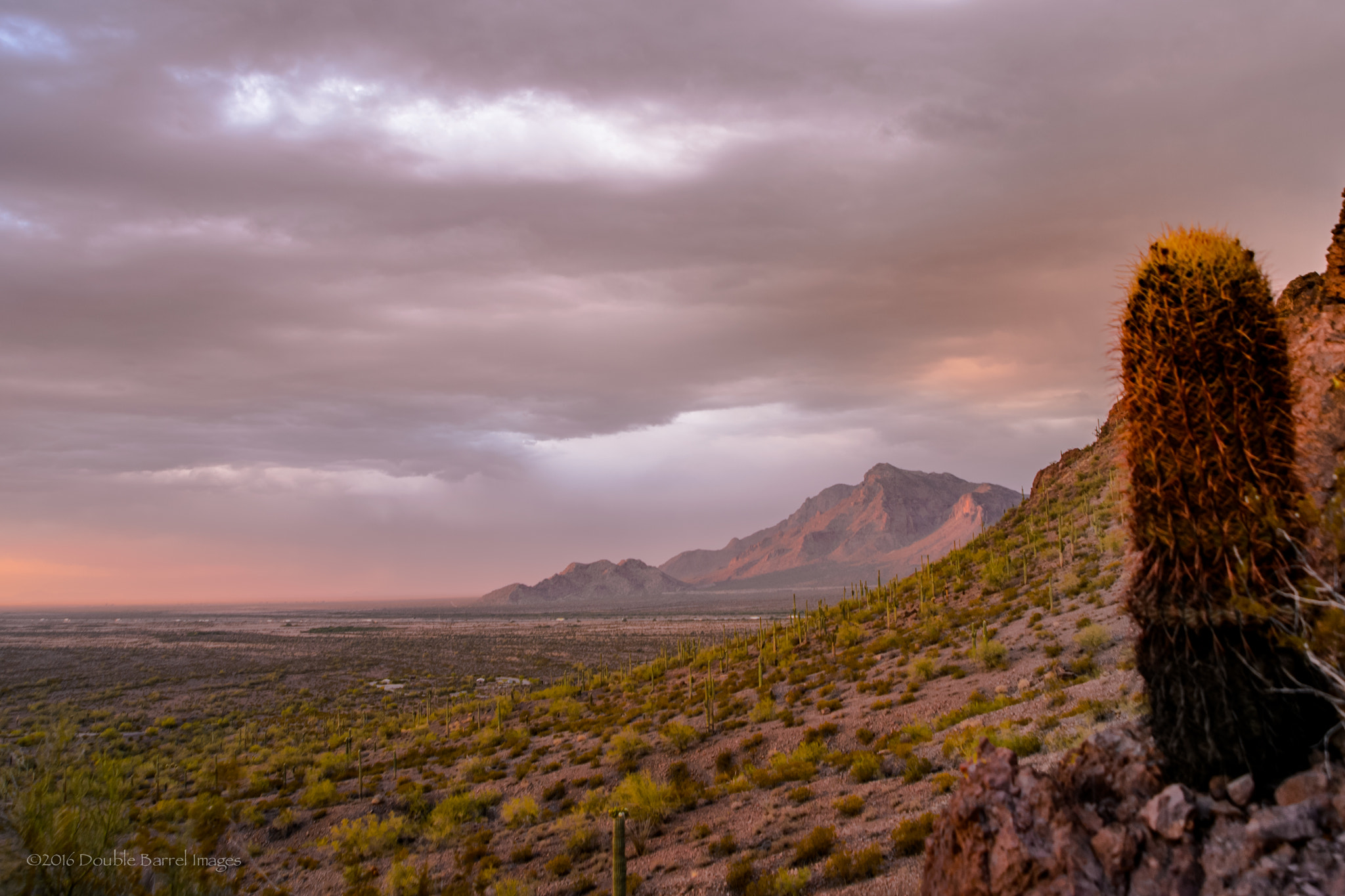 AF Zoom-Nikkor 24-120mm f/3.5-5.6D IF sample photo. Picacho peak state park sunset photography