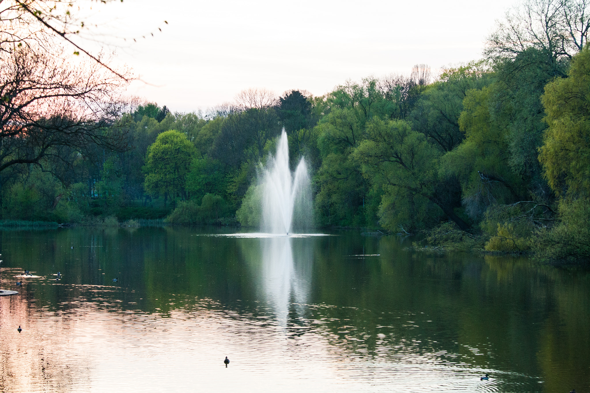 Canon EOS 5D + Canon EF 70-200mm F4L IS USM sample photo. Fountain on rusałka photography