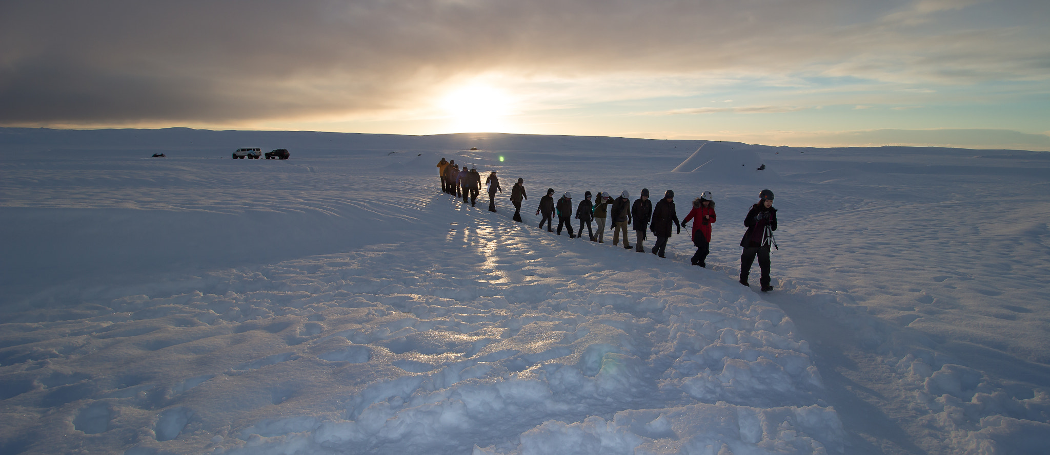 Canon EF-S 10-18mm F4.5–5.6 IS STM sample photo. Glacier walk during arctic sunrise... photography