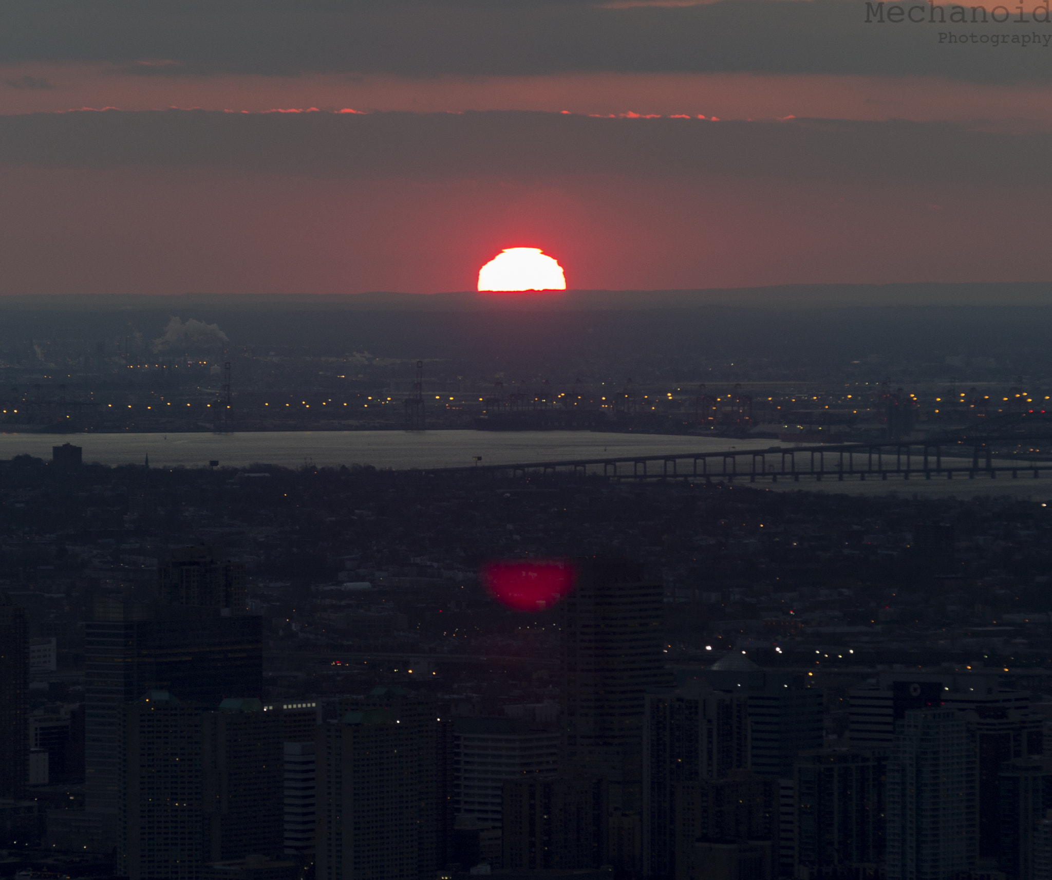 Canon EOS-1D C sample photo. Sunset on the empire state photography