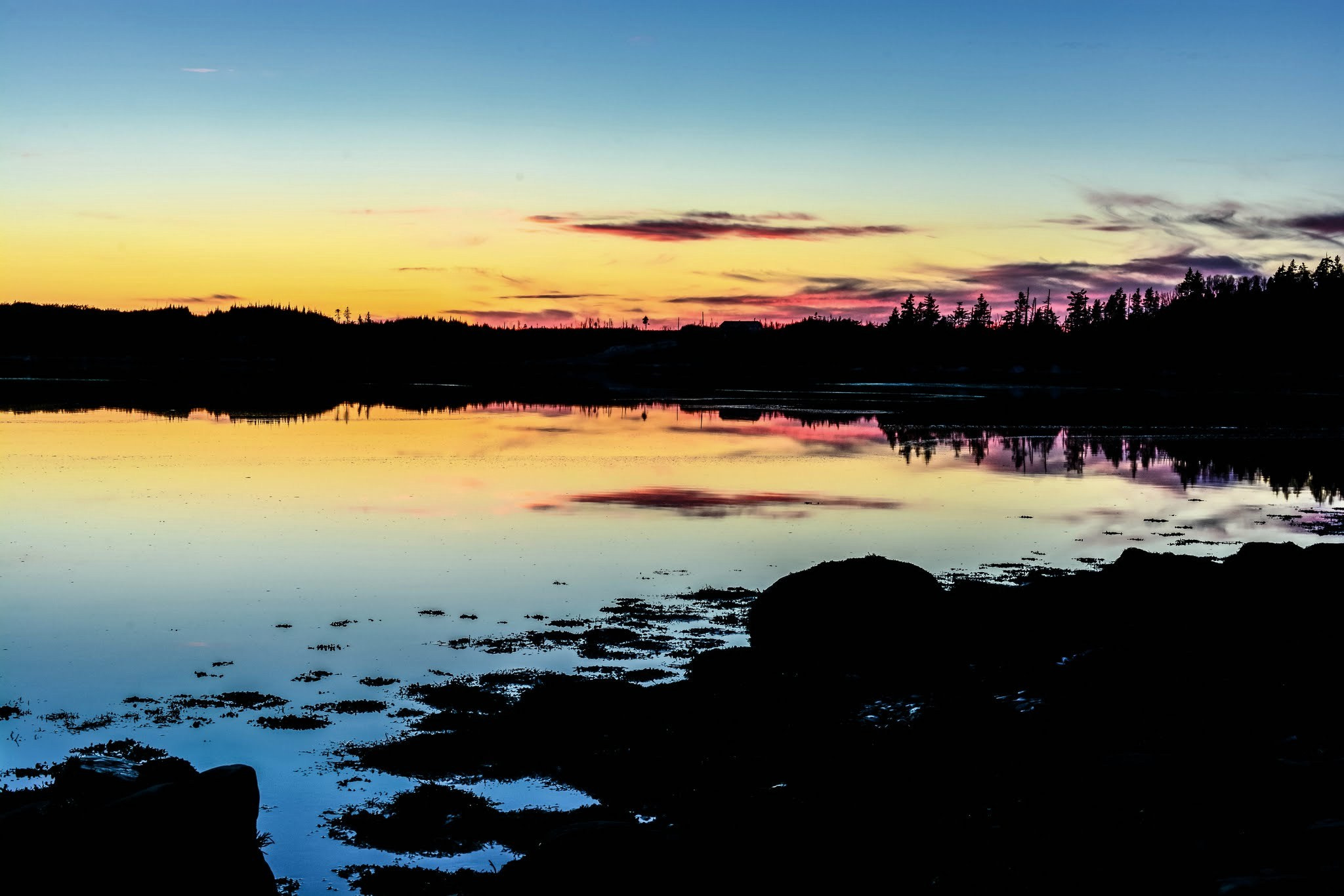 AF-S Nikkor 35mm f/1.8G sample photo. Schooner cove sunset photography