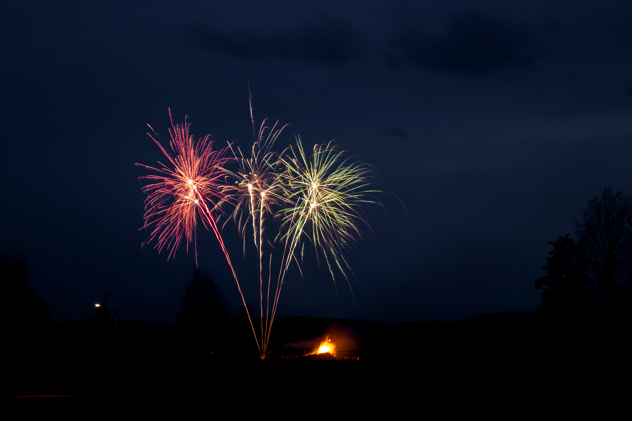 Canon EOS 6D + Canon EF 500mm F4L IS USM sample photo. Fireworks photography