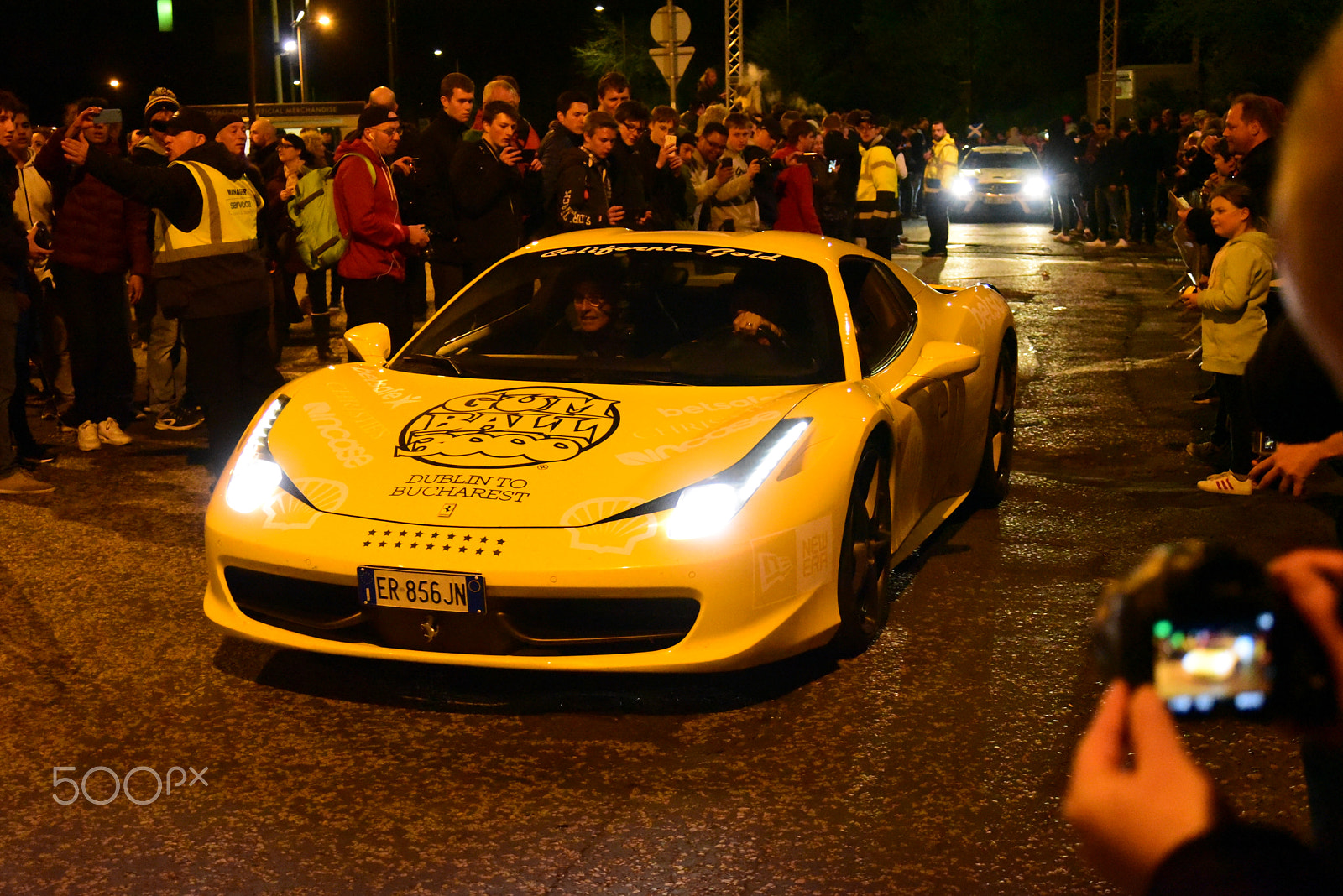 AF Zoom-Nikkor 28-80mm f/3.3-5.6G sample photo. Gumball 3000 ferrari 458 photography