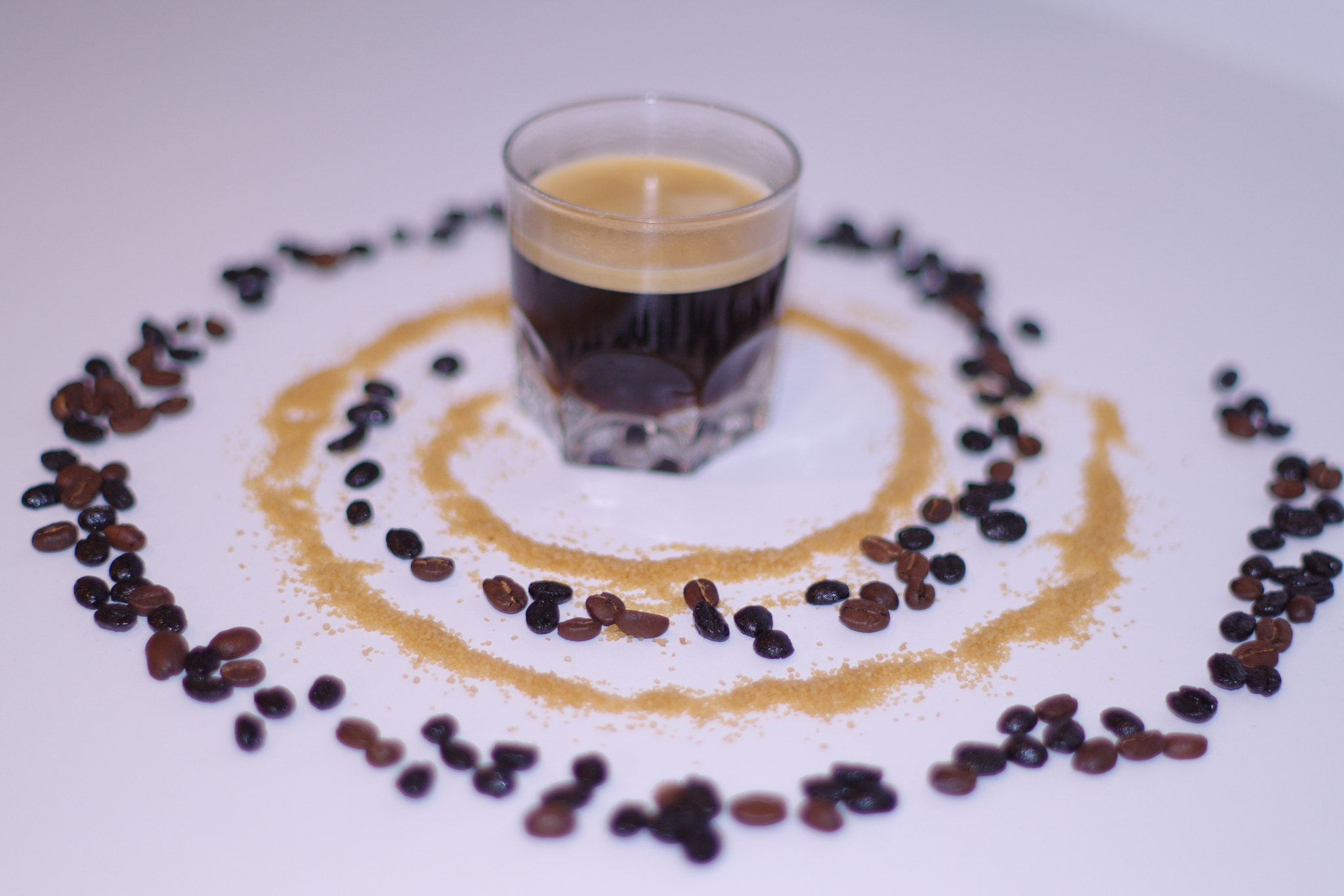 Pentax K-S1 + Pentax smc FA 50mm F1.4 sample photo. Coffee spiral photography