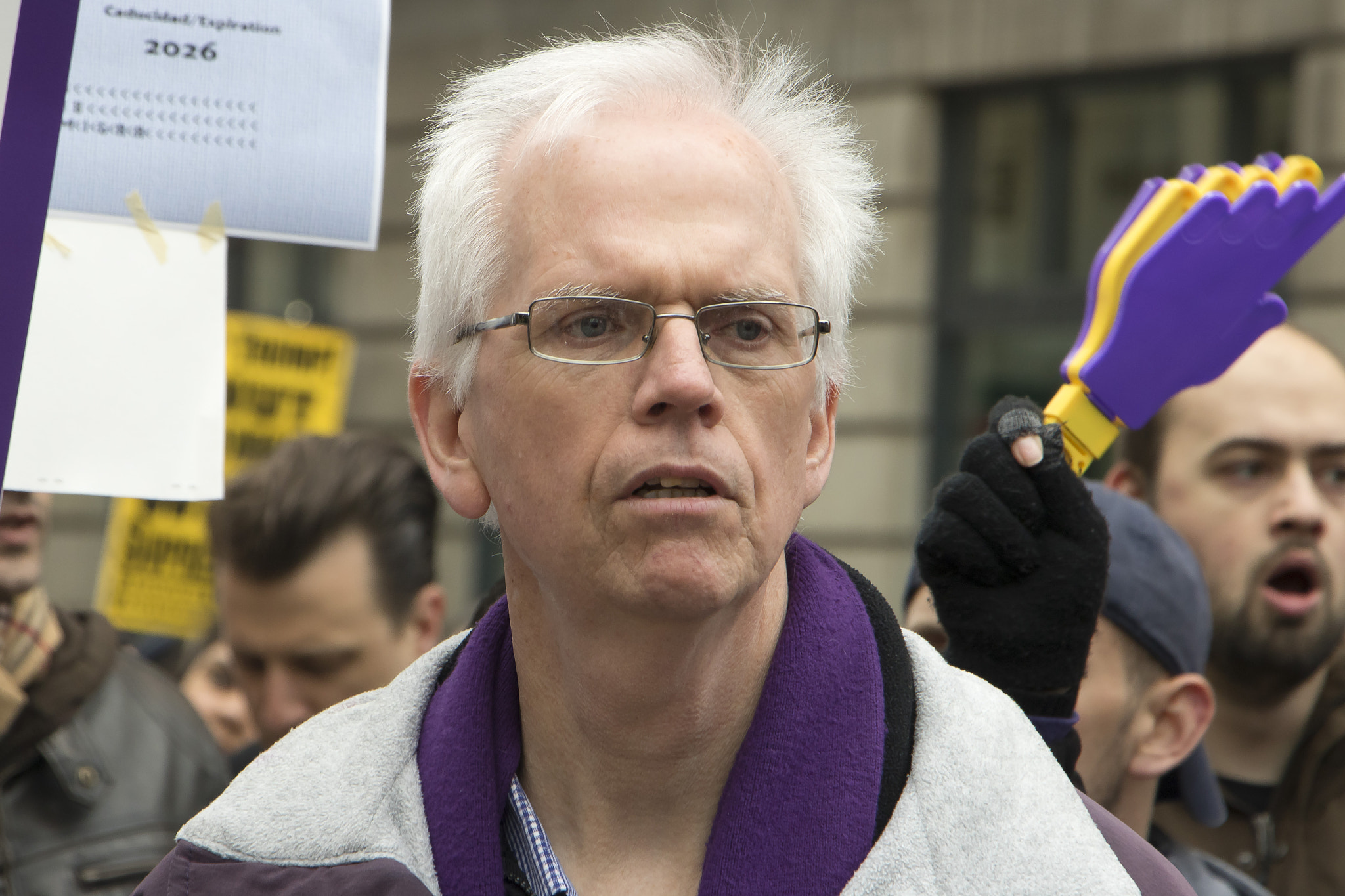 Canon EF-S 18-135mm F3.5-5.6 IS STM sample photo. May day march in chicago: 2016 photography